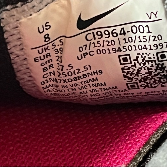 Nike Flex Experience RN 10 Pink Running Shoes Women’s Size 8 Sneakers - Picture 10 of 11